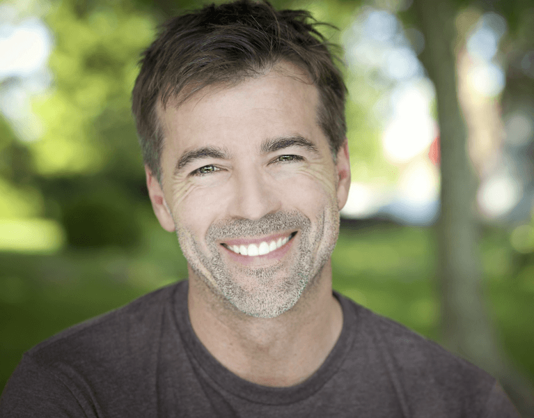 man smiling | centennial co dentist